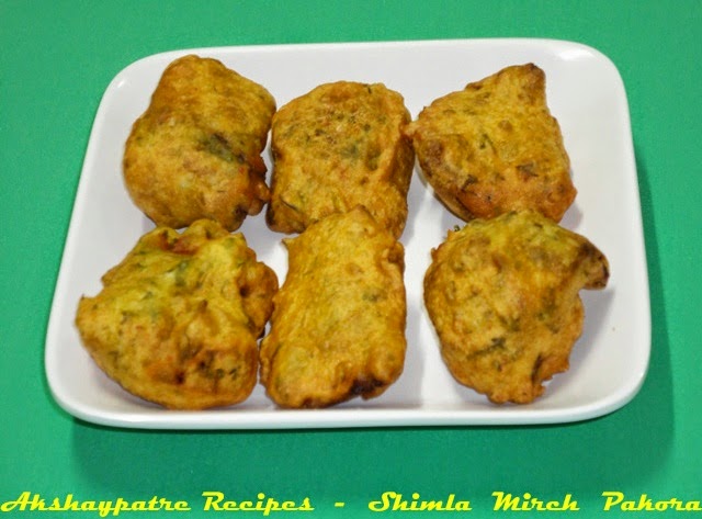 dhobli mirchi bhaji in a serving plate
