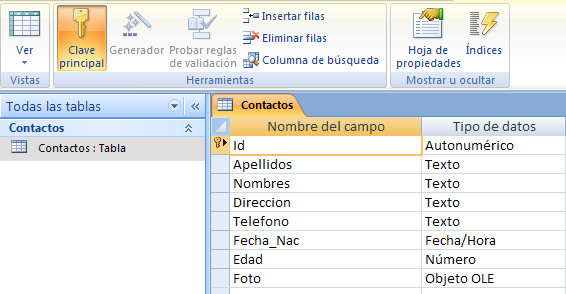 TIC QUE ES UN CAMPO Y UN REGISTRO EN ACCESS