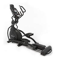 Sole E98 Elliptical Trainer Machine with multi-grip moving handlebars, 14" step up height, 20" stride length