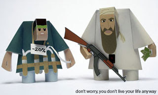 Osama bin Laden Papercraft