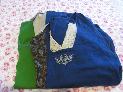 Three new to me blouses