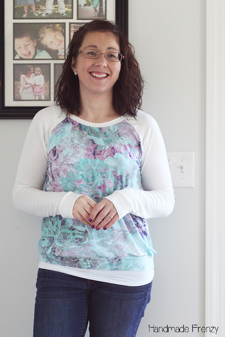 Lane Raglan Sewing Pattern // Made in Rayon Spandex