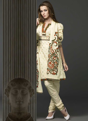 Girls Dress Patterns Free on Fashion N Style  White Churidar Designs   Latest Women Salwar Suit