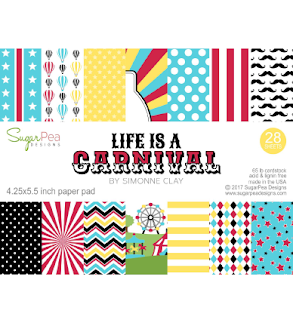 Life Is A Carnival 4.25 x 5.5 Inch Paper Pad