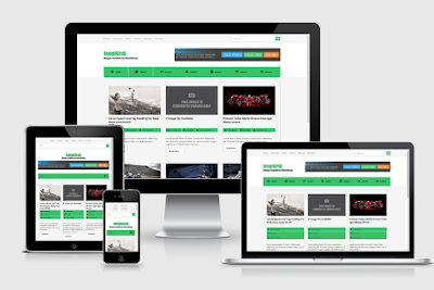 Free Responsive Template Versi Grid dari Template Inspired