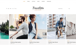 Travelista Blogger Template