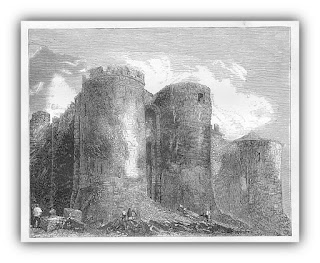 King John's Castle Limerick, Antique engraving 1884