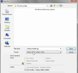 photoshop CS6 : JPG save screen