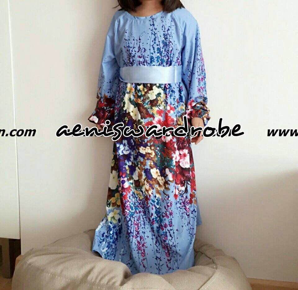 Aeni s Wardrobe BORONG Jubah Dress Kanak Kanak Budak  