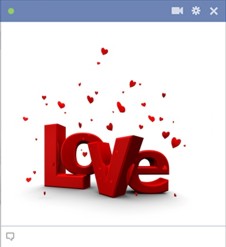 Love 3D Text