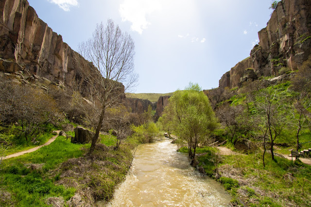 Ihlara valley in Cappadocia