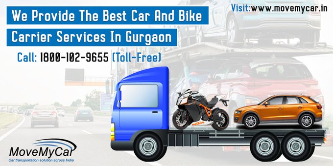 How can a two-wheeled vehicle be transported securely over a long distance with bike transport services in Gurgaon?