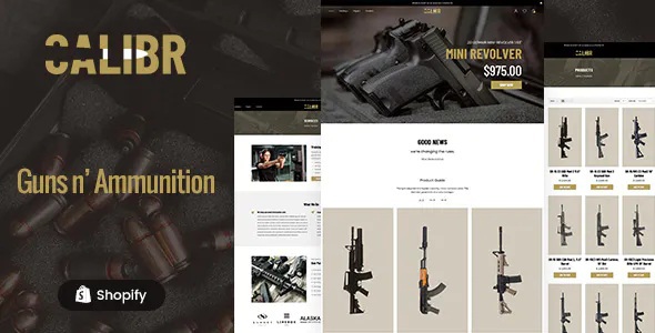 Best Weapon Store and Gun Training Shopify Theme