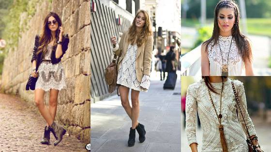 looks modernos com renda