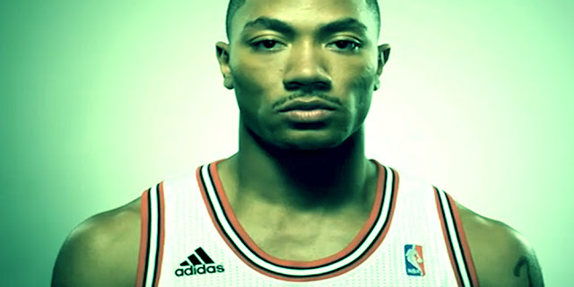 derrick rose cover of espn magazine. derrick rose gang sign photo.