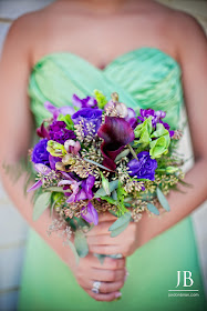 Purple & Green Wedding Delight by Stein Your Florist Co. Bridesmaid Bouquet