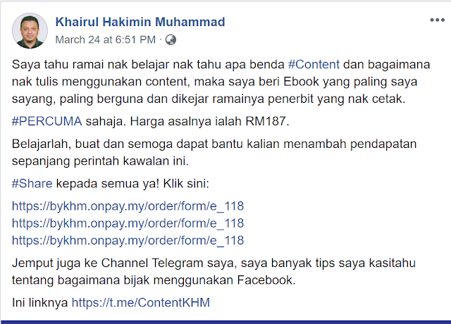 118 Idea Menulis Content (Khairul Hakimin Muhammad)