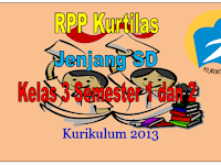 RPP Kurikulum 2013 Kelas 3 Jenjang SD Lengkap Format Word