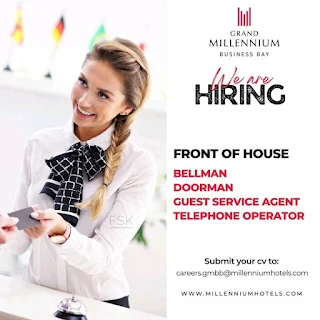 Grand Millennium Hotel Business Bay Multiple Staff Jobs Recruitment For Dubai Location 2022 | Apply Online