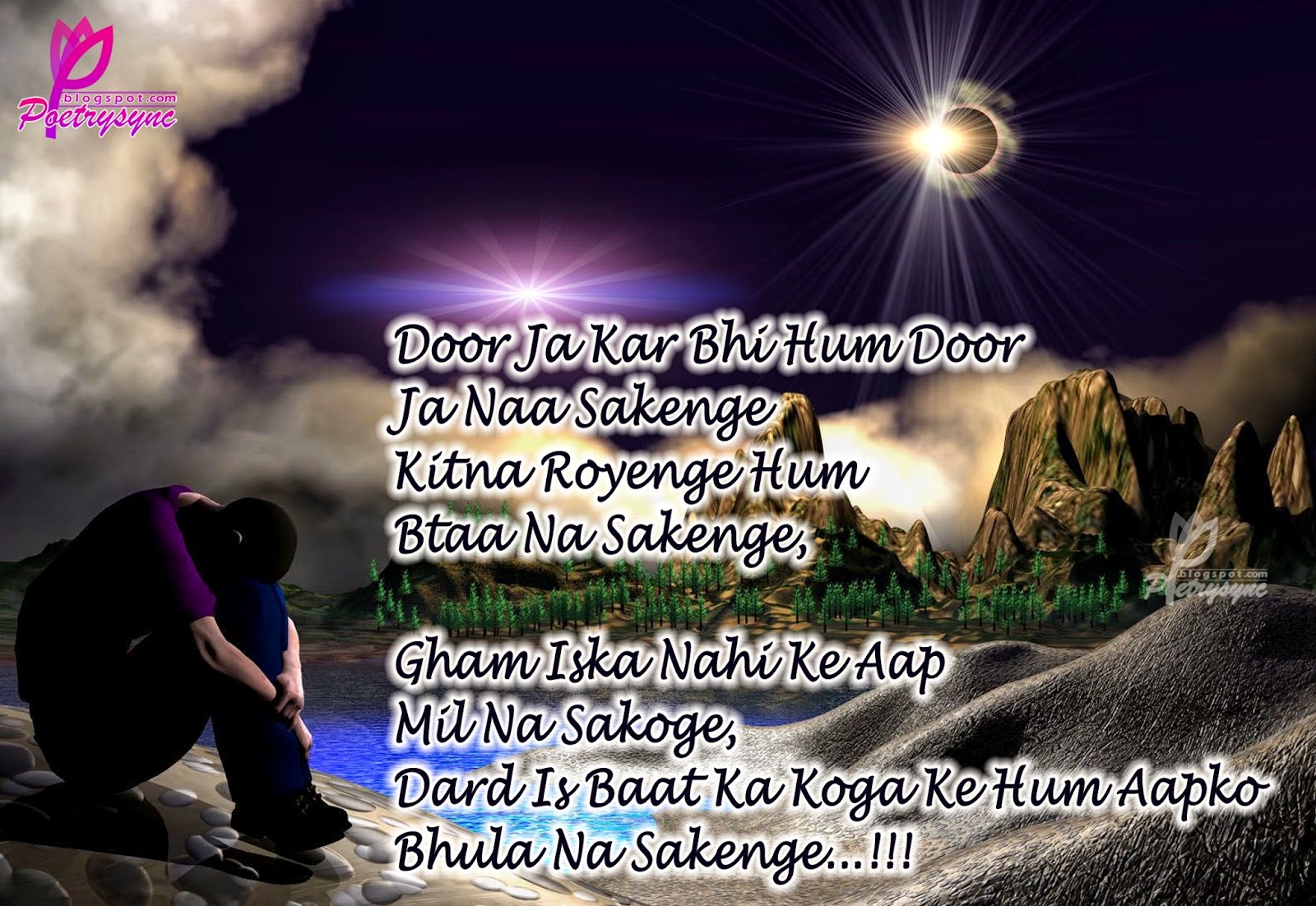 Shayari Love SMS Hindi Aapko Bhula Na Sakenge Alone Boy