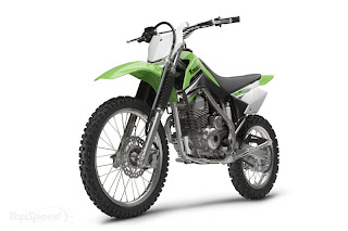 Kawasaki KLX 140 Front Side View