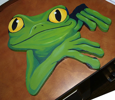 Bayou Buddies - frog - painting - JFleming 2015