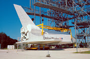 At NASA's Kennedy Space Center in Florida, this space shuttle mockup, . (the history nasa space shuttle program )