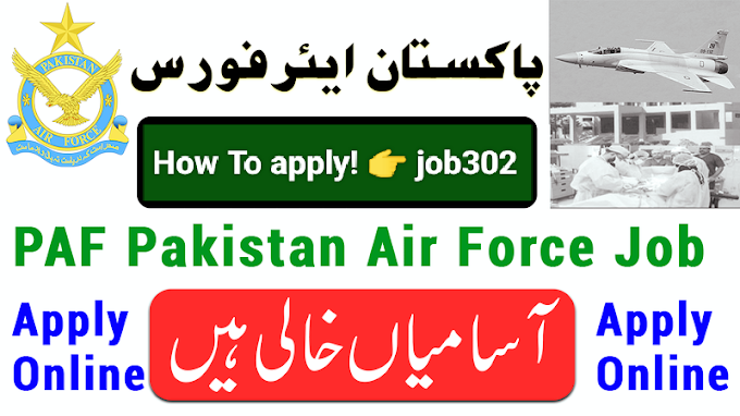 Today Latest Jobs Pakistan Air Force (PAF) Officers in the Medical Branch