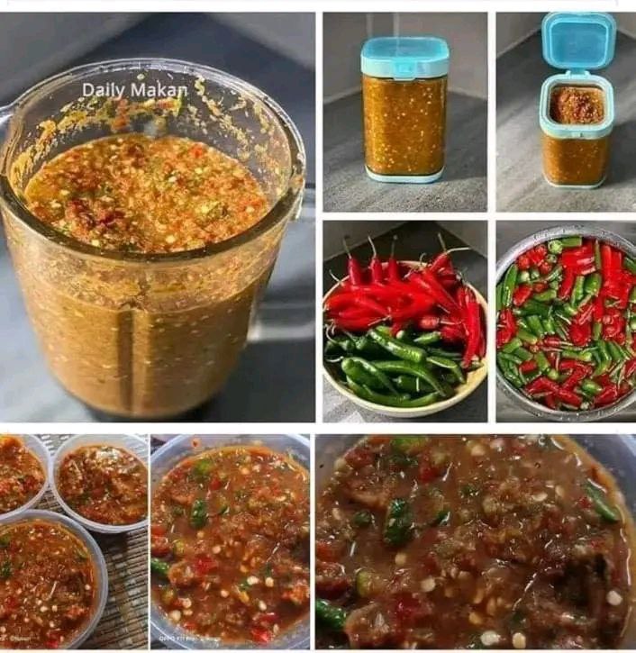 RESIPI SAMBAL BELACAN WANGI, SEDAP & TAHAN LAMA