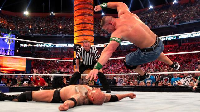 Rock vs John Cena 2012 Wrestlemania Fight Photos ...