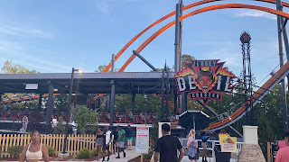 Jersey Devil Coaster Station Six Flags Great Adventure