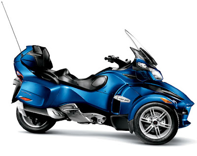 2010 Can-Am Spyder RT Audio and Convenience Roadster side view