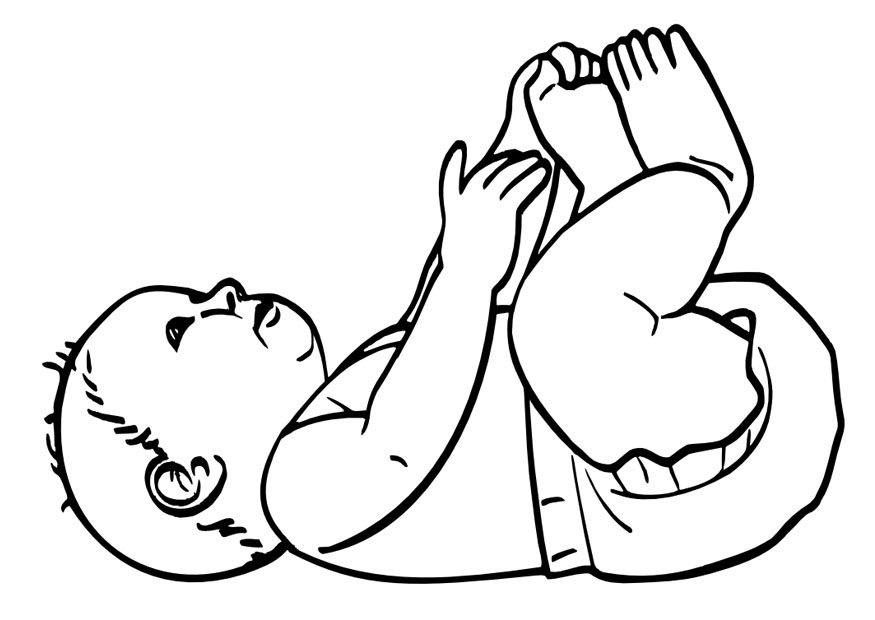 Baby Jesus Coloring Pages