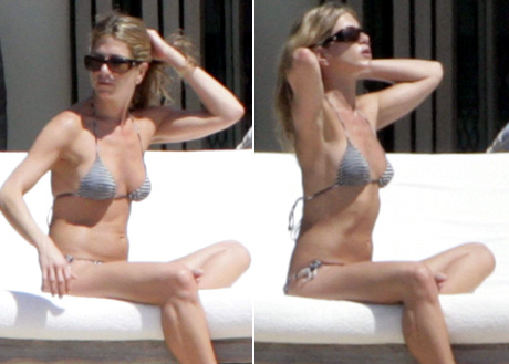 Jen Aniston won Hollywood's Most Wanted Beach Bods by 37 Runner up 
