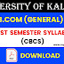 University Of Kalyani B.Com (General) First Semester CBCS Syllabus | Kalyani University B.Com (General) First Semester Syllabus | University Of Kalyani B.Com (General) First Semester Syllabus | B.Com (General) First Semester CBCS Syllabus