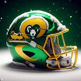 Colorado State Rams Christmas Helmets