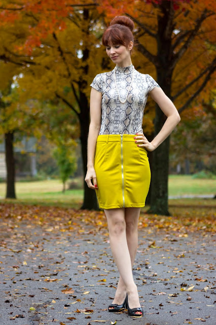 Lime Crop Top & Belted Mini Skirt Co-ord - Tani from FemmeLuxeFinery.co.uk