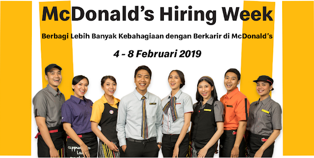 lowongan kerja McDonalds Indonesia