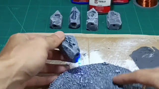 How to make a Realistic Diorama Fantasy Stone Altar