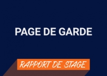 Modèle de rapport de stage