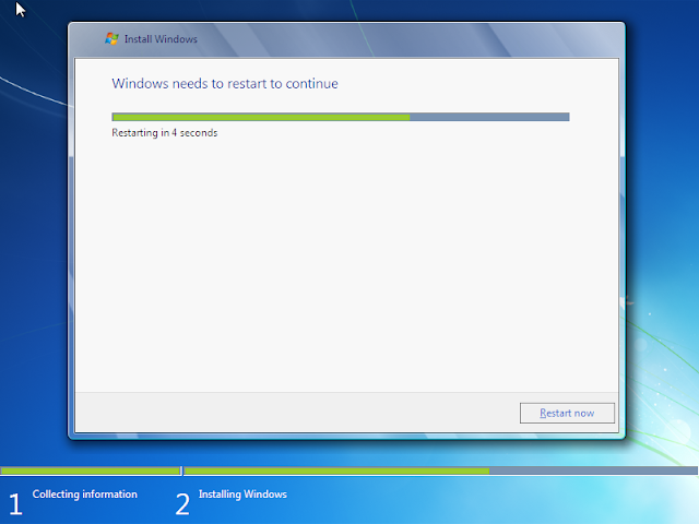 cara instal window7