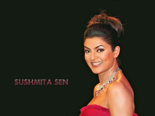 Sushmita Sen red dress