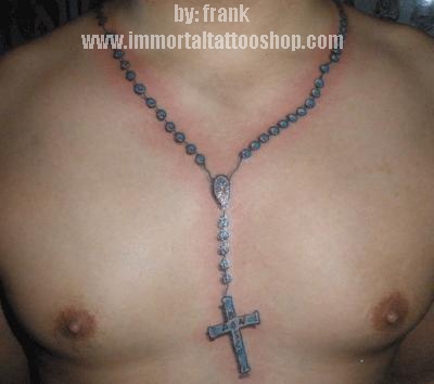 rosary tattoo done by frank in immortal tattoo shop in tiendesitas ortigas