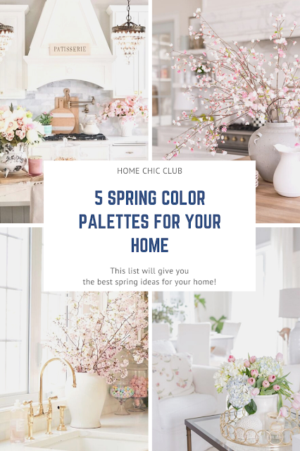 5 Spring Color Palettes For Your Home