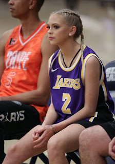 Jordyn Jones at Ace Family Celebrity Basketball Shootout For $100K