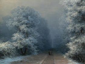 И.К. Айвазовский "Зимний пейзаж". Старый год. Блог Вся палитра впечатлений