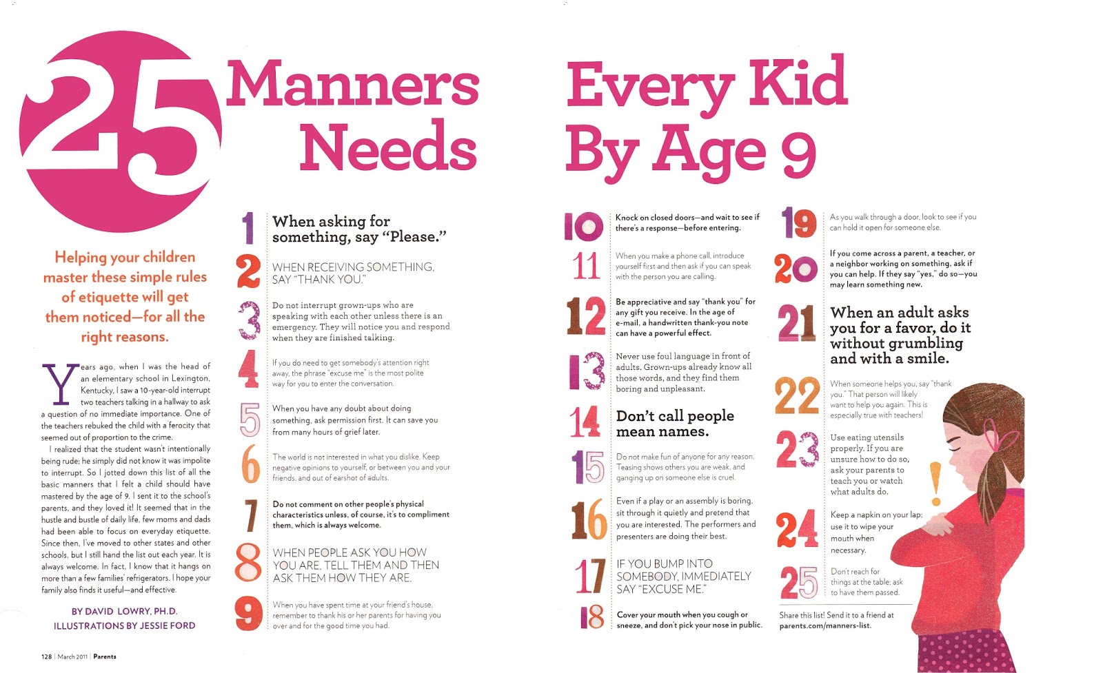 365 days of Circus: 25 Manners Every kid Needs by Age 9