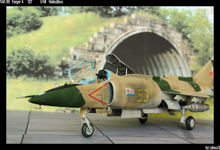 Yak-38A Forger A from Afghanistan left side ground crew view Scale Models To Buy Scale Airplanes