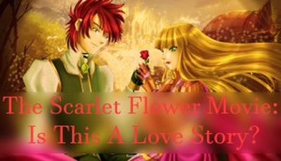 the scarlet flower, 1952 soviet animated movie, film, love story, beauty and the beast fairytale