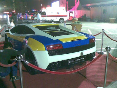  email from my colleague Ramizam about new traffic Lamborghini Gallardo 